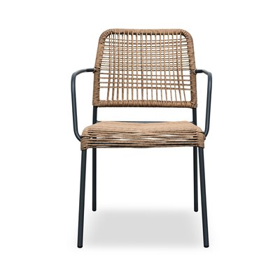 Fauteuil de jardin en corde et acier MARCEAU CITY GARDEN