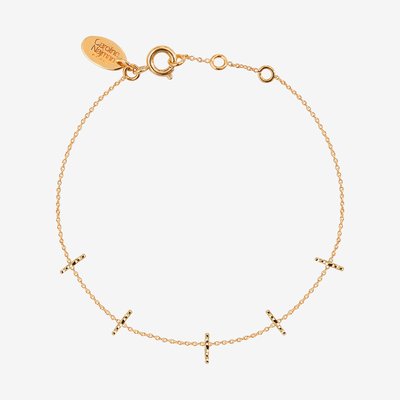 Bracelet doré à l'or fin DISCO CAROLINE NAJMAN