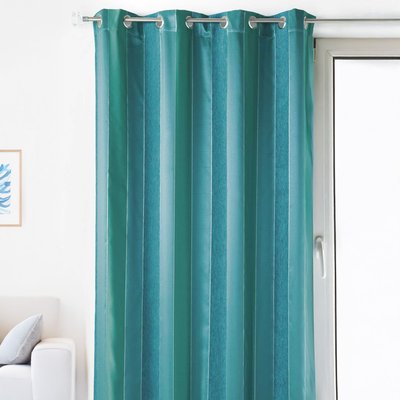 Rideau en Jacquard à Rayures "Chenille" Verticales HOME MAISON