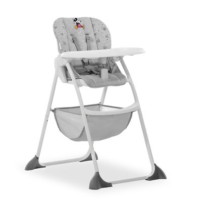 Sit N Fold Highchair in Mickey Mouse Grey DISNEY
