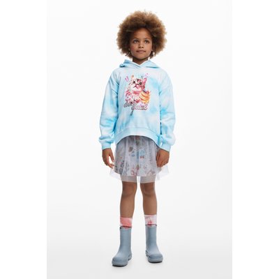Desigual - Sweat-shirt chat nuages DESIGUAL