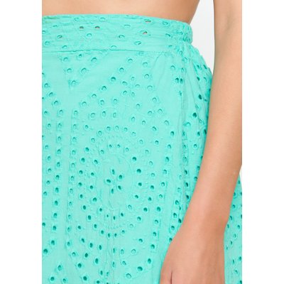 Jupe mi-longue en broderie anglaise LOLALIZA