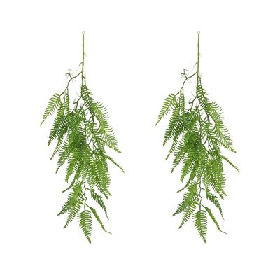 Chute plante artificielle de fougère 100cm lot de 2 LIGNE DECO