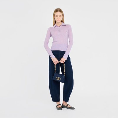 Polo en coton et cachemire LIU JO