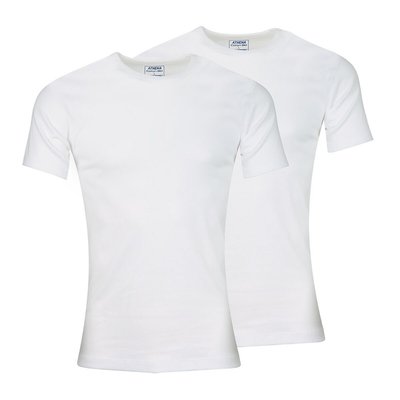 Lote de 2 camisetas algodón cuello redondo ATHENA