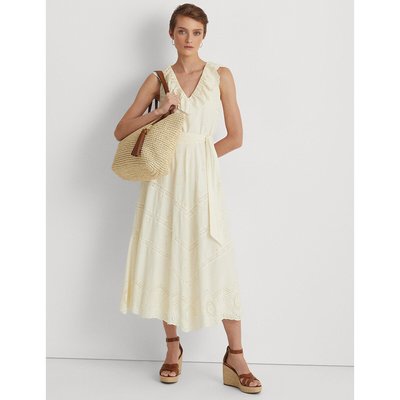 Grote handtas in raffia Whitney 29-Tote-Medium LAUREN RALPH LAUREN