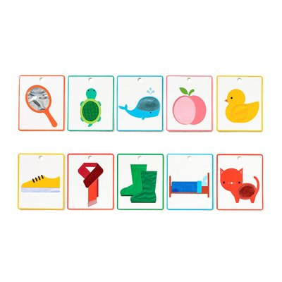 10 Cartes imagier à toucher OXYBUL 