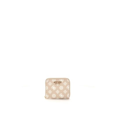Mini Portefeuille Laurel Logo 4G Pivoine GUESS