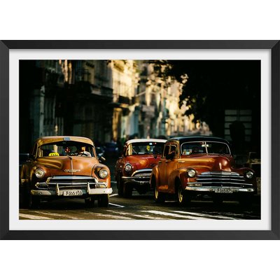 Affiche vintage taxi HEXOA
