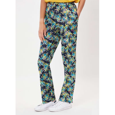 Pantalon droit imprimé coton bio JONA LA FIANCÉE