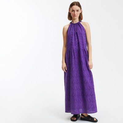 Abito lungo senza maniche in pizzo inglese LA REDOUTE COLLECTIONS