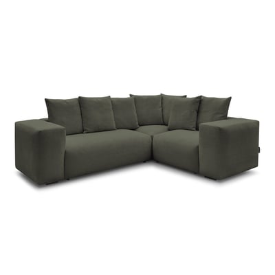 Canapé modulable 4 places en tissu chiné, VOLTAIRE BOBOCHIC