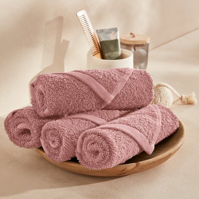 Lot 4 serviettes d'invité éponge 600 g/m², Zavara LA REDOUTE INTERIEURS
