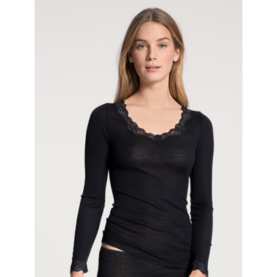 T-shirt à manches longues manches longues Laine RICHESSE LACE CALIDA