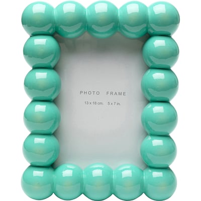 Cadre photo Bubble turquoise 13x18cm KARE DESIGN