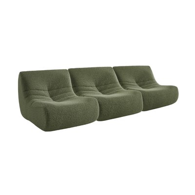 Chauffeuse tissu effet alpaca 3 places SOKOL SWEEEK