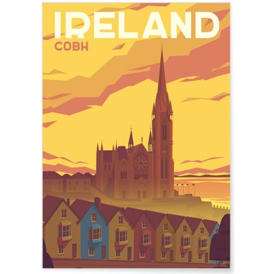 Affiche Irlande 2 L'AFFICHERIE