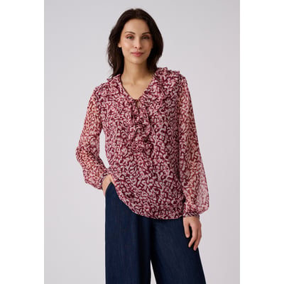 Blouse voile imprimé tachiste DAMART