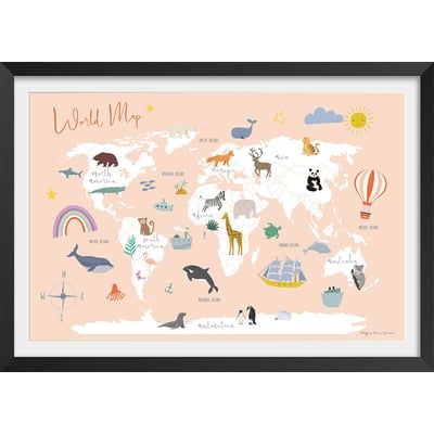 Affiche enfant exploration HEXOA