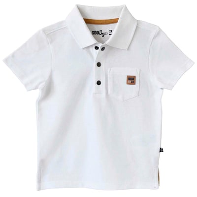 Polo blanc caetano SUCRE D'ORGE