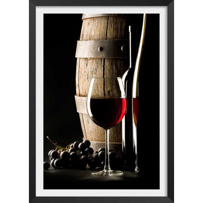 Affiche cuisine vin rouge HEXOA