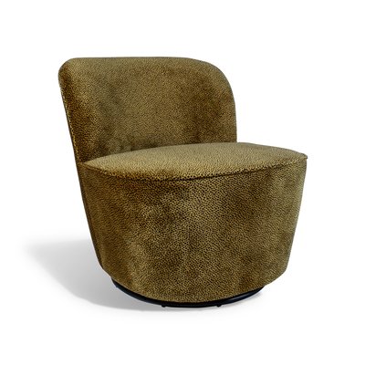 Fauteuil pivotant en velours lisse NOW'S HOME