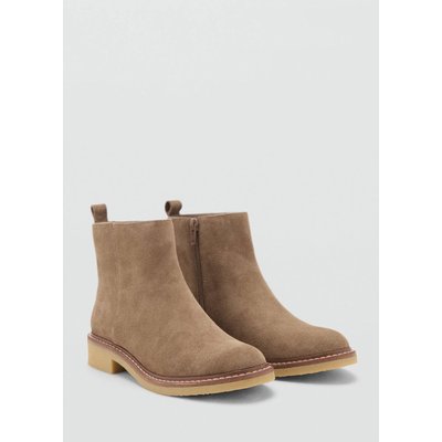 Bottines cuir et croûte de cuir MANGO KIDS