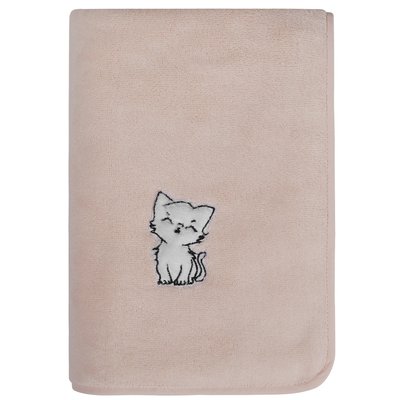Drap de bain en coton peigné Zéro Twist BABY SOFT MINOU MIAOU SENSEI MAISON