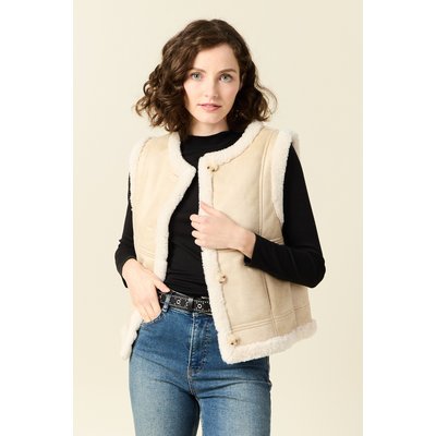 Veste suédine sans manches BONOBO