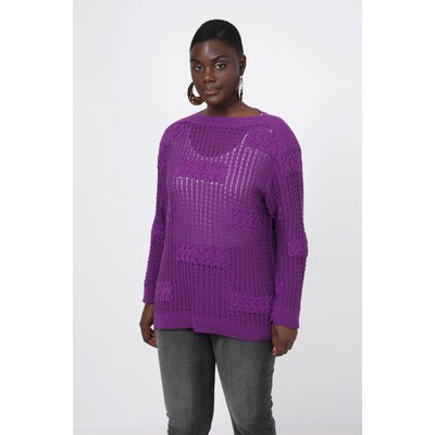 Pull en tricot effet ajouré JEAN-MARC PHILIPPE
