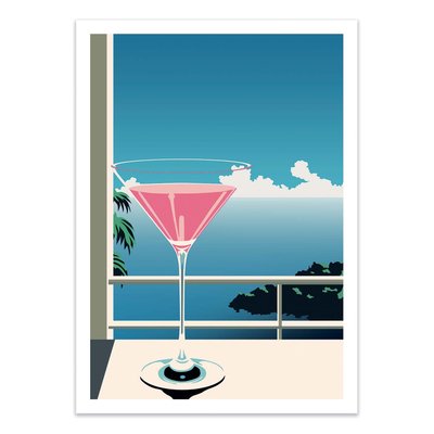 Affiche 30x40 cm - Terraza Martini - Vistas Studio WALL EDITIONS