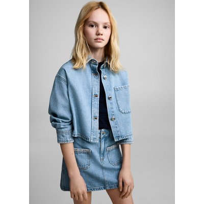 Jupe courte en jean MANGO KIDS