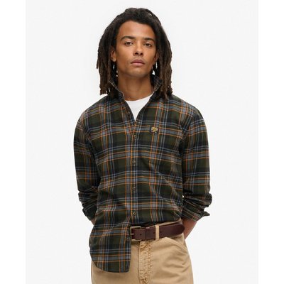 Chemise de bûcheron en coton à manches longues SUPERDRY