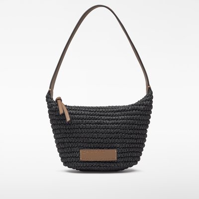 Sac porté épaule en papier tressé ADOLFO DOMINGUEZ