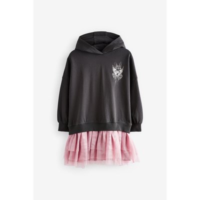 Jupe en mesh avec sweat à capuche NEXT