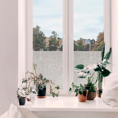 Film vitrostatique Look textile ART FOR THE HOME