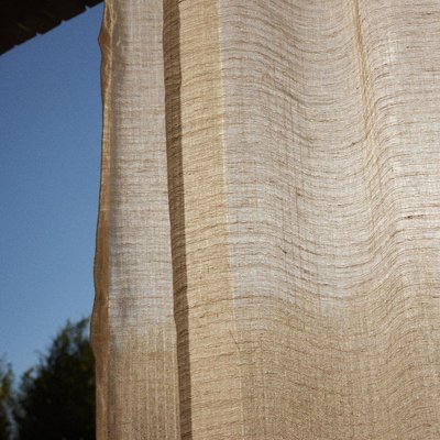 Rideau en voile de lin, jacquard GABRIELLE PARIS
