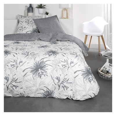 Parure de lit 2 personnes imprimé floral coton SUNSHINE KAIS TODAY
