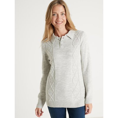 Pull polo avec torsades DAXON