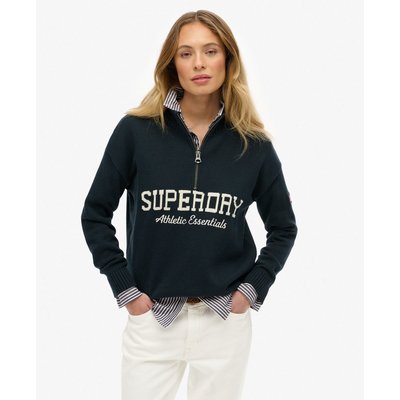Pull à demi-zip graphique décontracté SUPERDRY