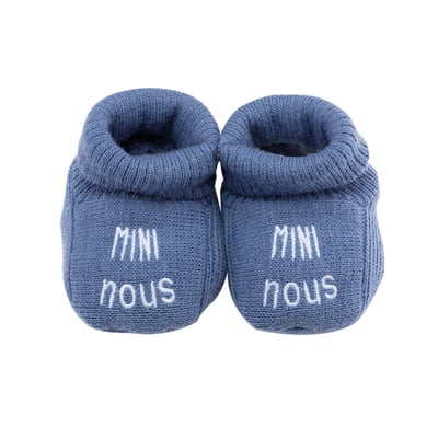 Chaussons naissance - Mini Nous TROIS KILOS SEPT