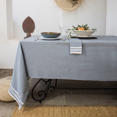 Nappe + 8 serviettes coton MAHDIA FEBRONIE