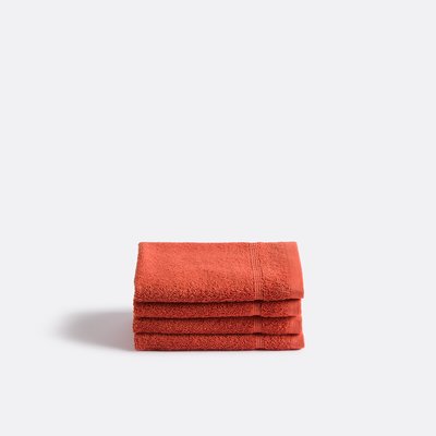 Lot 4 serviettes d'invité éponge 600 g/m², Zavara LA REDOUTE INTERIEURS