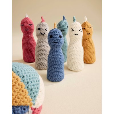 Kit Tricot 6 Quilles et la balle Priam PHILDAR
