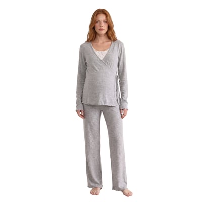 Pyjama grossesse et allaitement 3 pièces VERTBAUDET