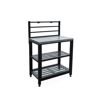 Cuisine extérieure acier 2 étagères L80cm GRIMAUD SWEEEK