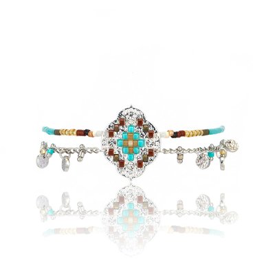 Bracelet ajustable double liens PIKE HIPANEMA