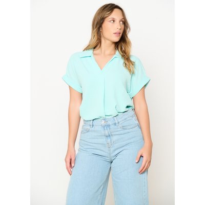 Blouse à col polo LOLALIZA