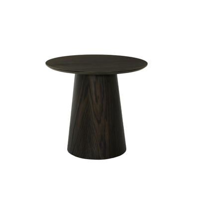 Bout de canapé rond moderne, en chêne LOREN PIER IMPORT
