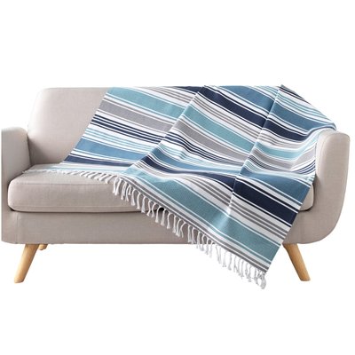 Fouta a franges Ocean dream DOUCEUR D'INTÉRIEUR